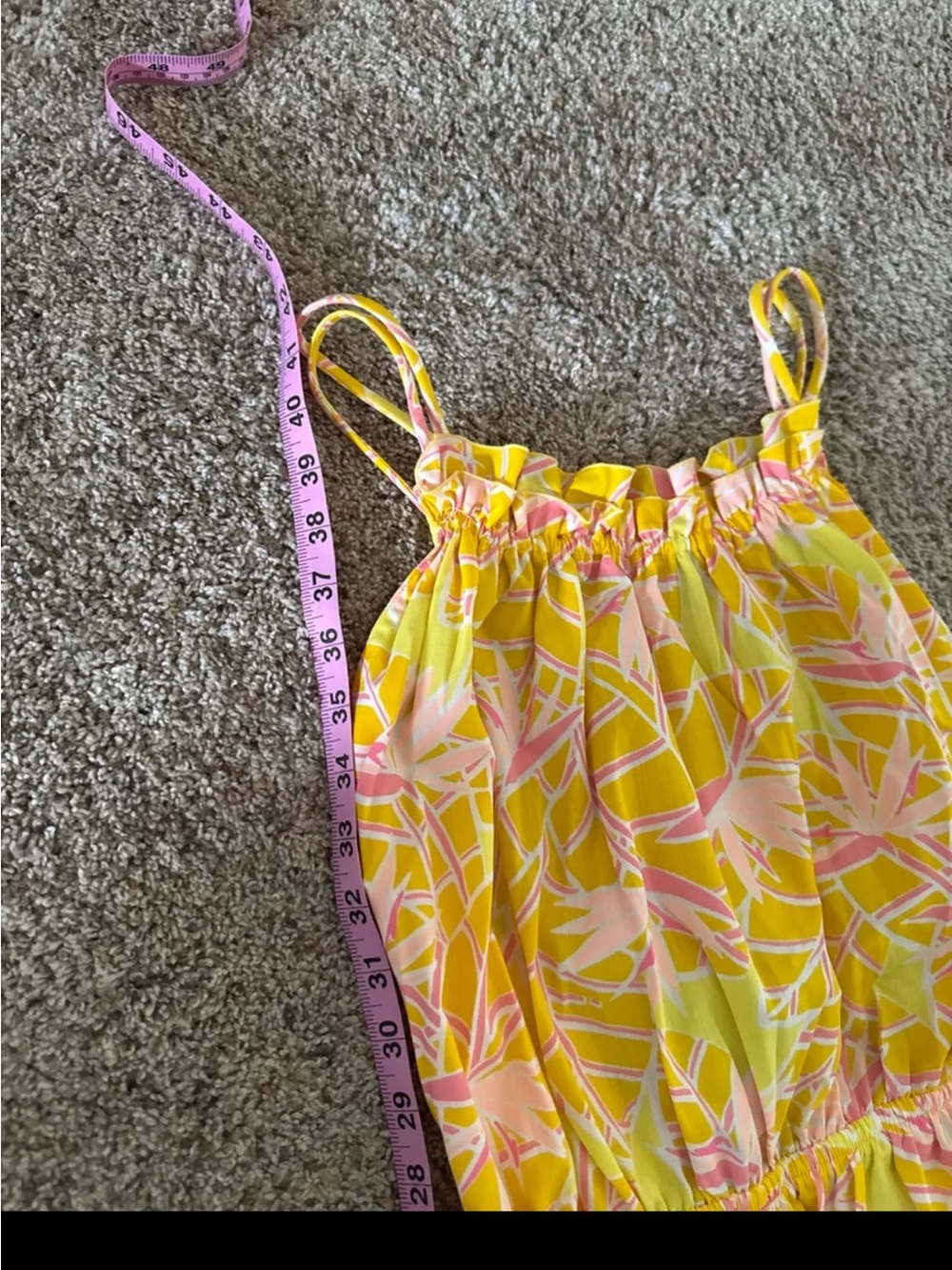 Vintage Lilly Pulitzer “The Lilly” 70’s Vibrant Tropical Print Midi Dress Medium - Picture 9 of 12